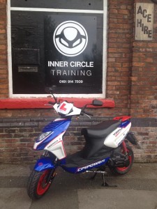 Our 50cc moped ready for you CBT at age 16