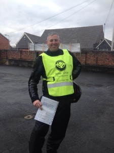 John proudly displaying his Direct Access mod2 pass certificate, another First Time Pass!