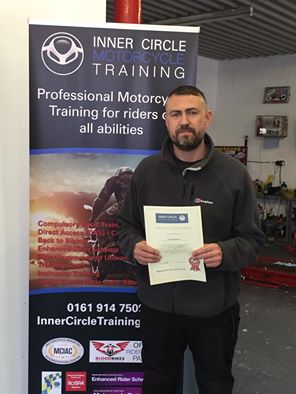 Craig and his well earned certificate