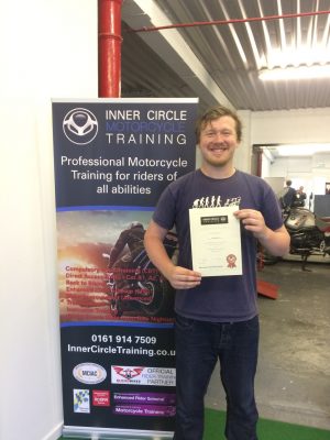 Lee, another of our "Double First" club, having passed both his DAS module-1 and module-2 tests FIRST TIME! — at Inner Circle Training.