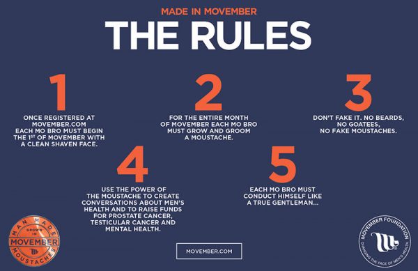 Movember Rules