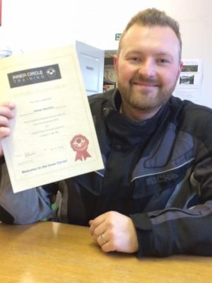 James becomes our 100th Motorcycle Test Pass!